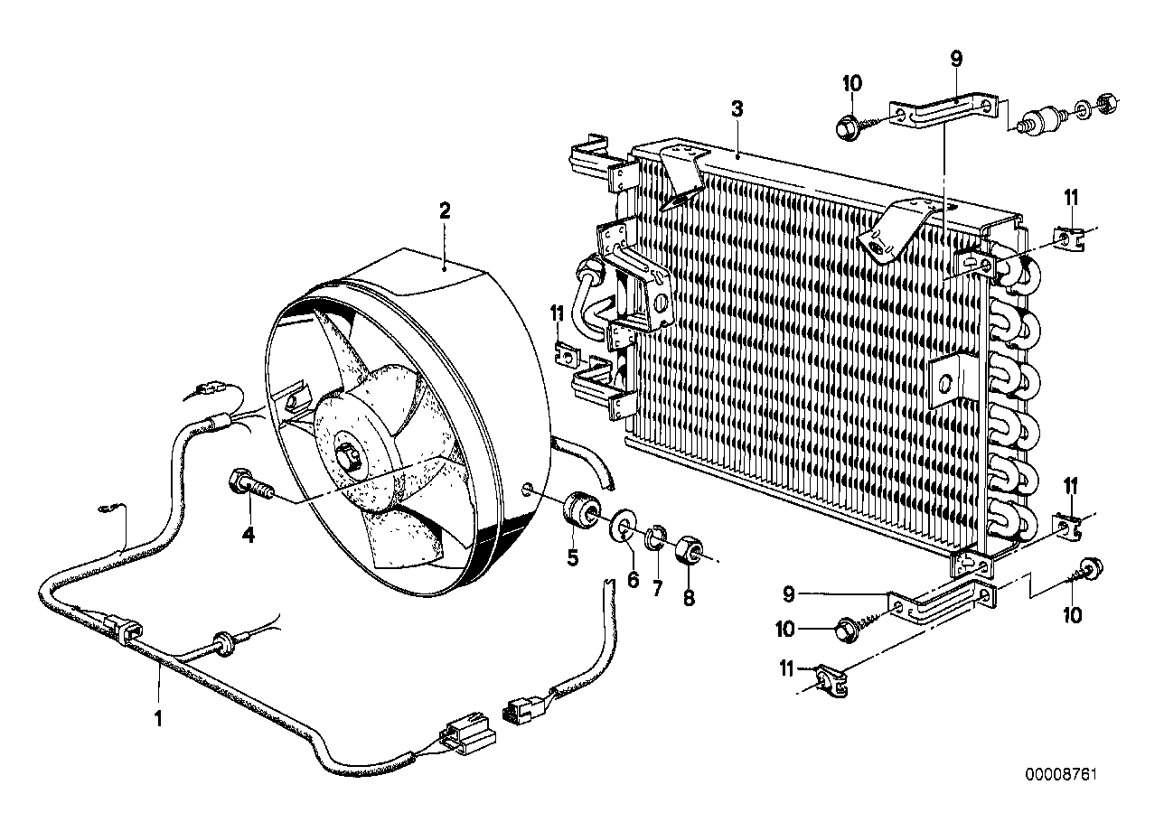 BMW 64531466045 Condenser