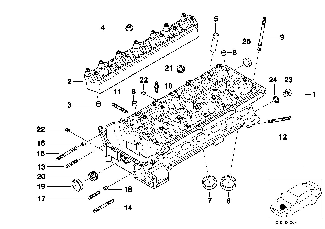 BMW 11121740003 Screw Plug With Gasket Ring