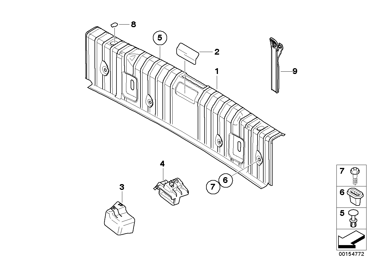 BMW 51477152788 Universal Holder