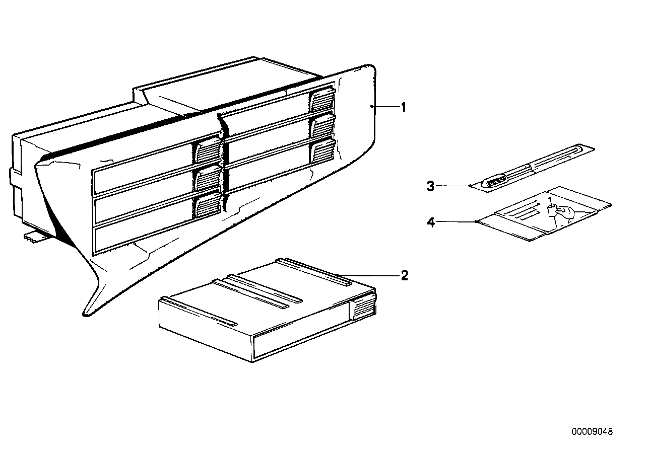 BMW 65111375262 Cassette Box