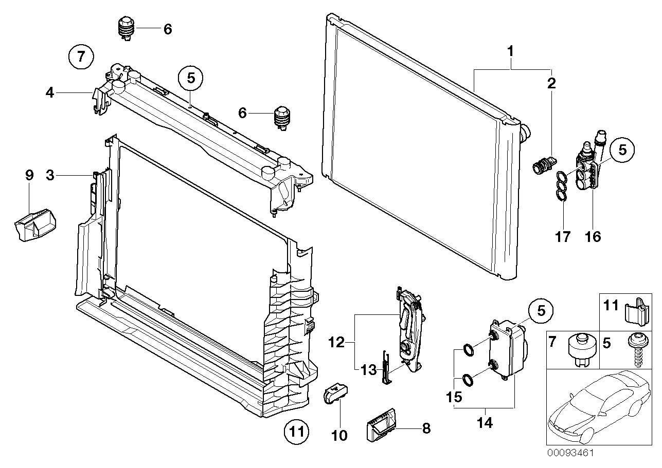 BMW 17117508501 Compensator