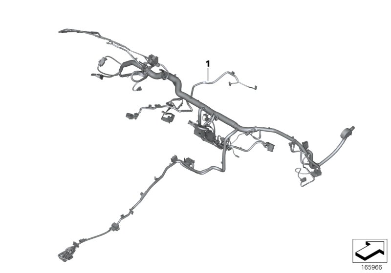 BMW 61112157677 WIRING HARNESS, I-PANEL, DUP