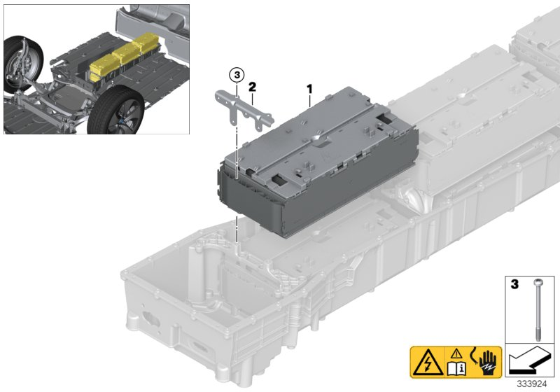 BMW 61278678565 Cell Module, High-Voltage Accumulator