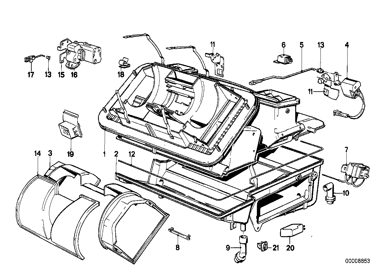 BMW 64111372511 Actuator