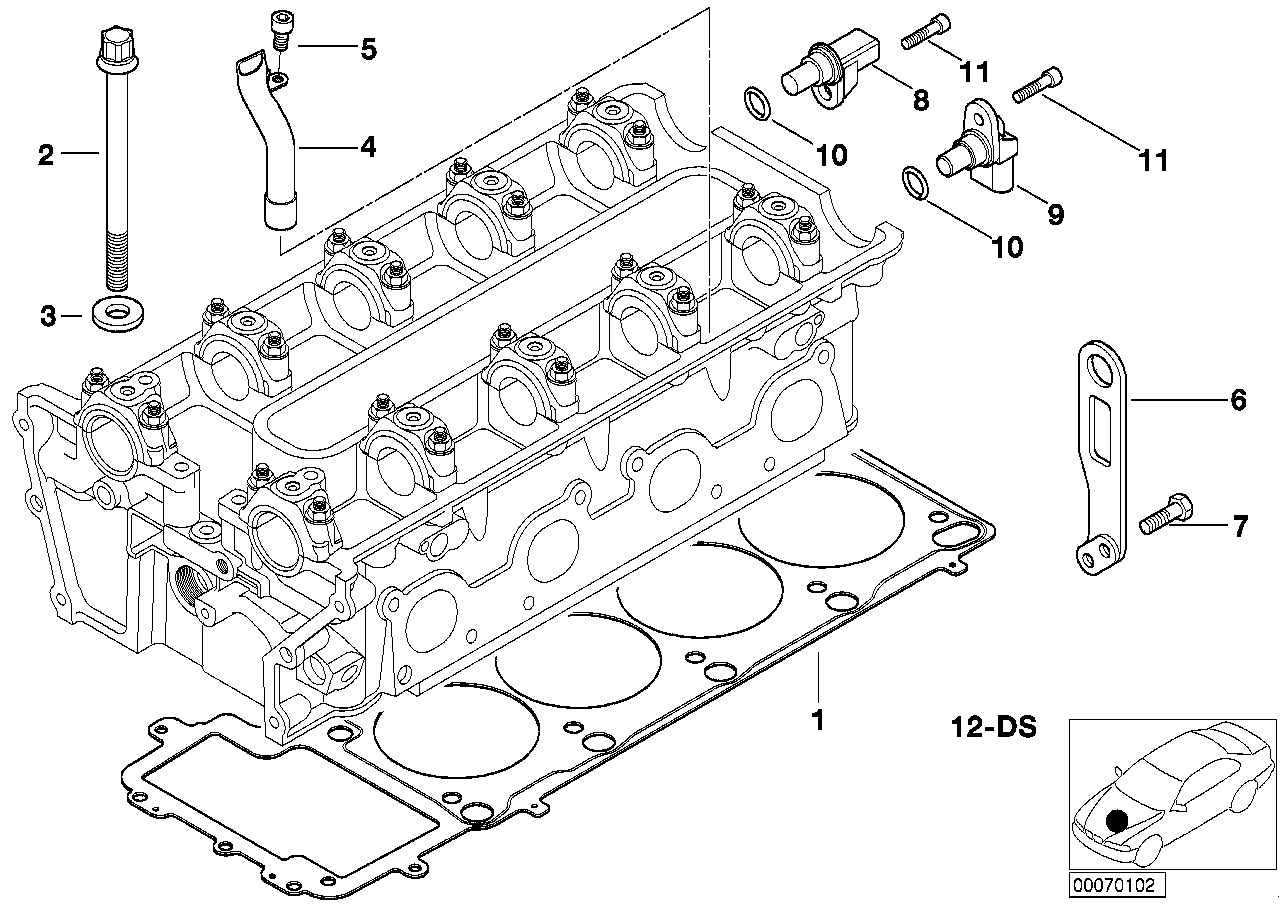 BMW 11121407206 Pipe