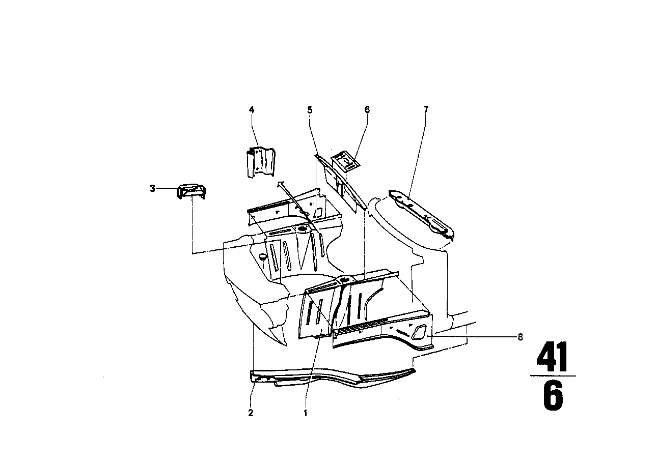 BMW 41111840968 Engine Support Right