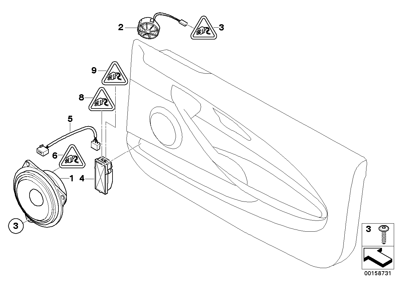 BMW 65137840536 Connecting Line