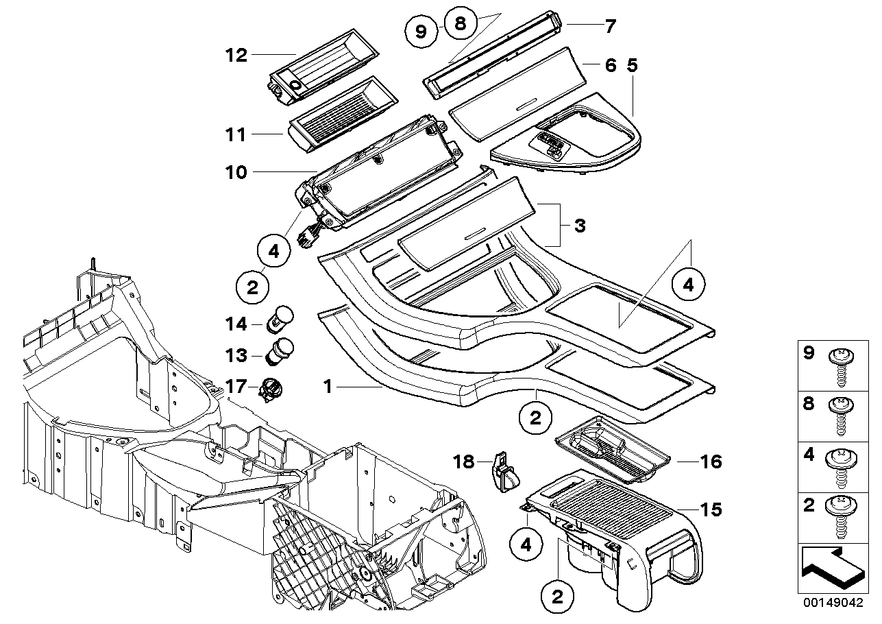 BMW 51167000688 Oval-Head Screw With Washer