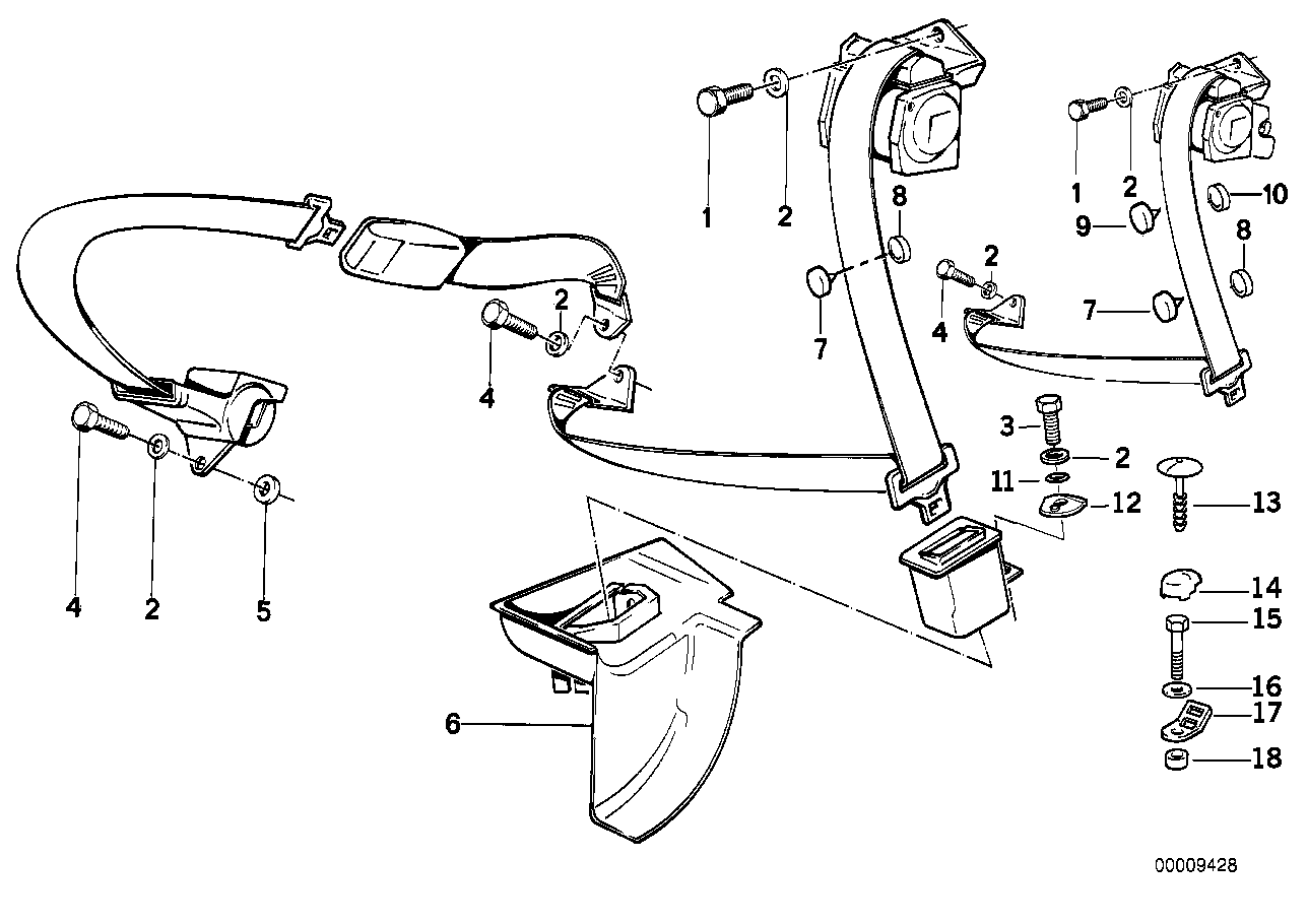 BMW 72118139855 Covering Left
