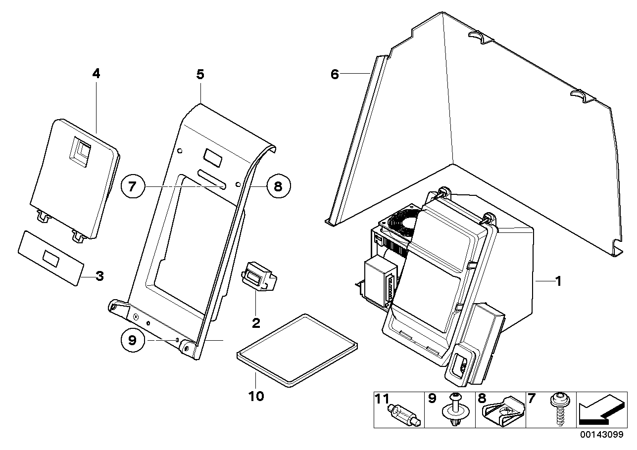 BMW 64117897278 INSERT VELOUR