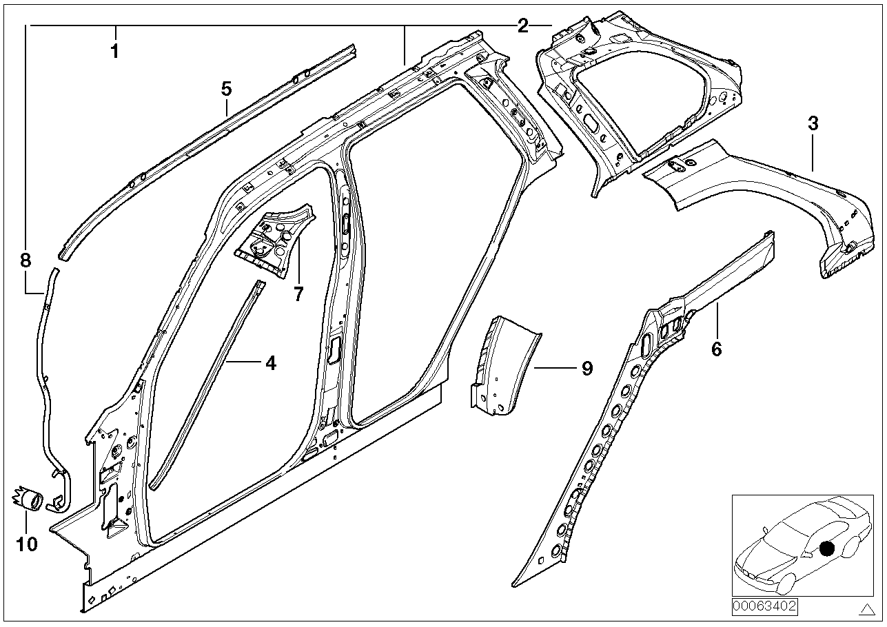 BMW 54107070130 End Piece