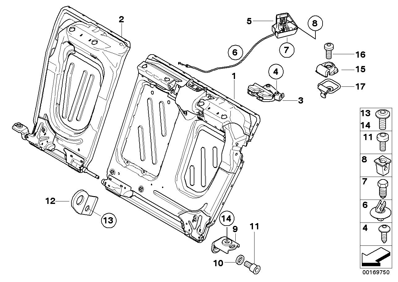 BMW 51477124695 Cover, Fastening Loop