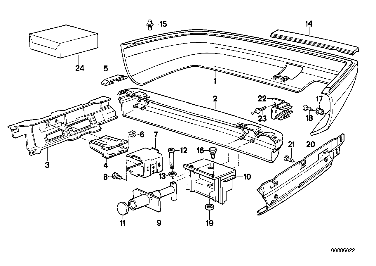 BMW 54121858966 Clamp