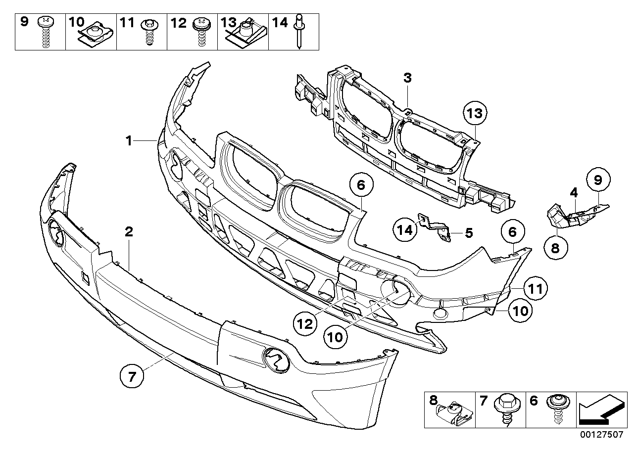 BMW 07119904139 Blind Rivet