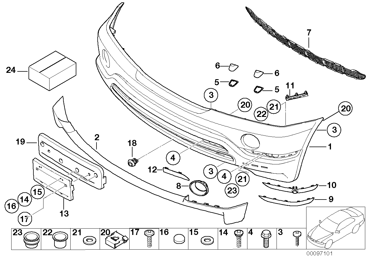 BMW 51117009886 Reinforcement Bush