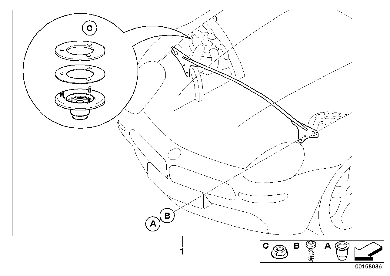 BMW 31330432173 Bracket