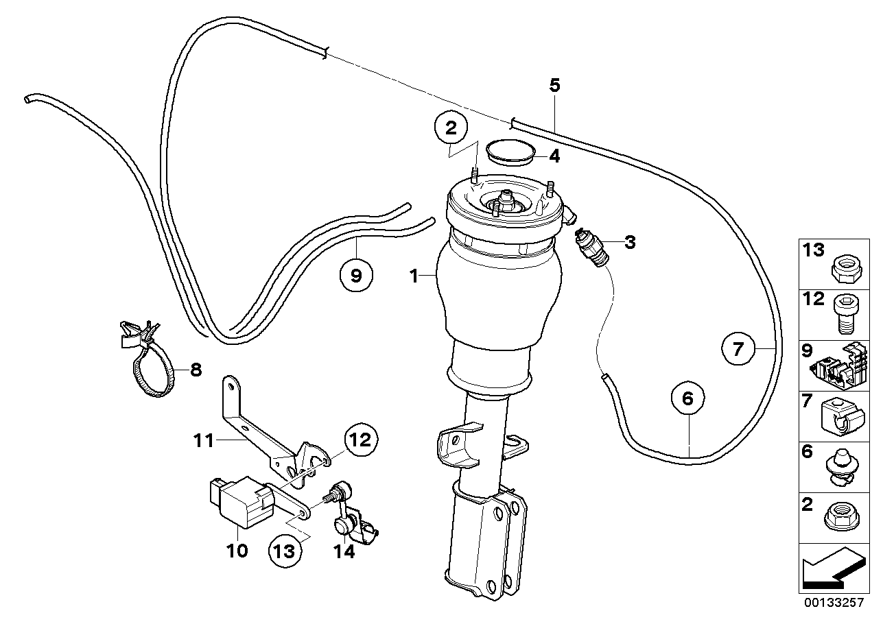 BMW 61358363113 Clip