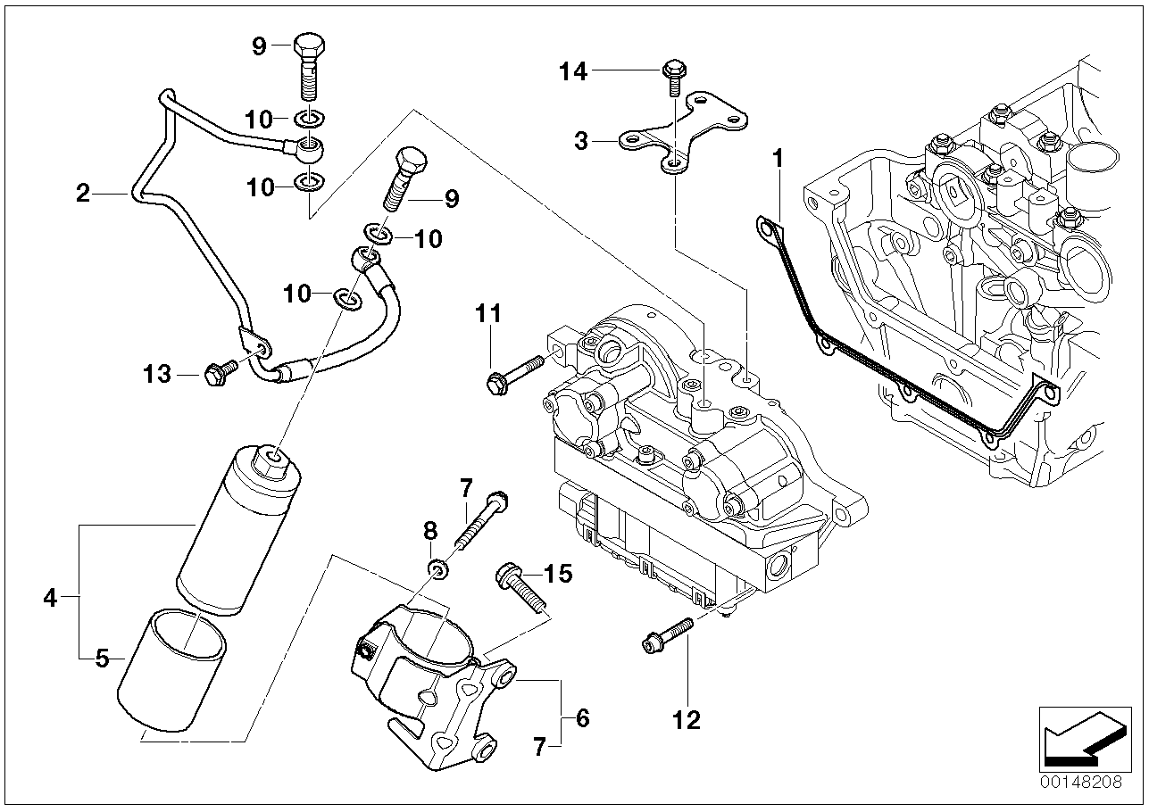 BMW 11367831777 Bracket, Pressure Accumulator