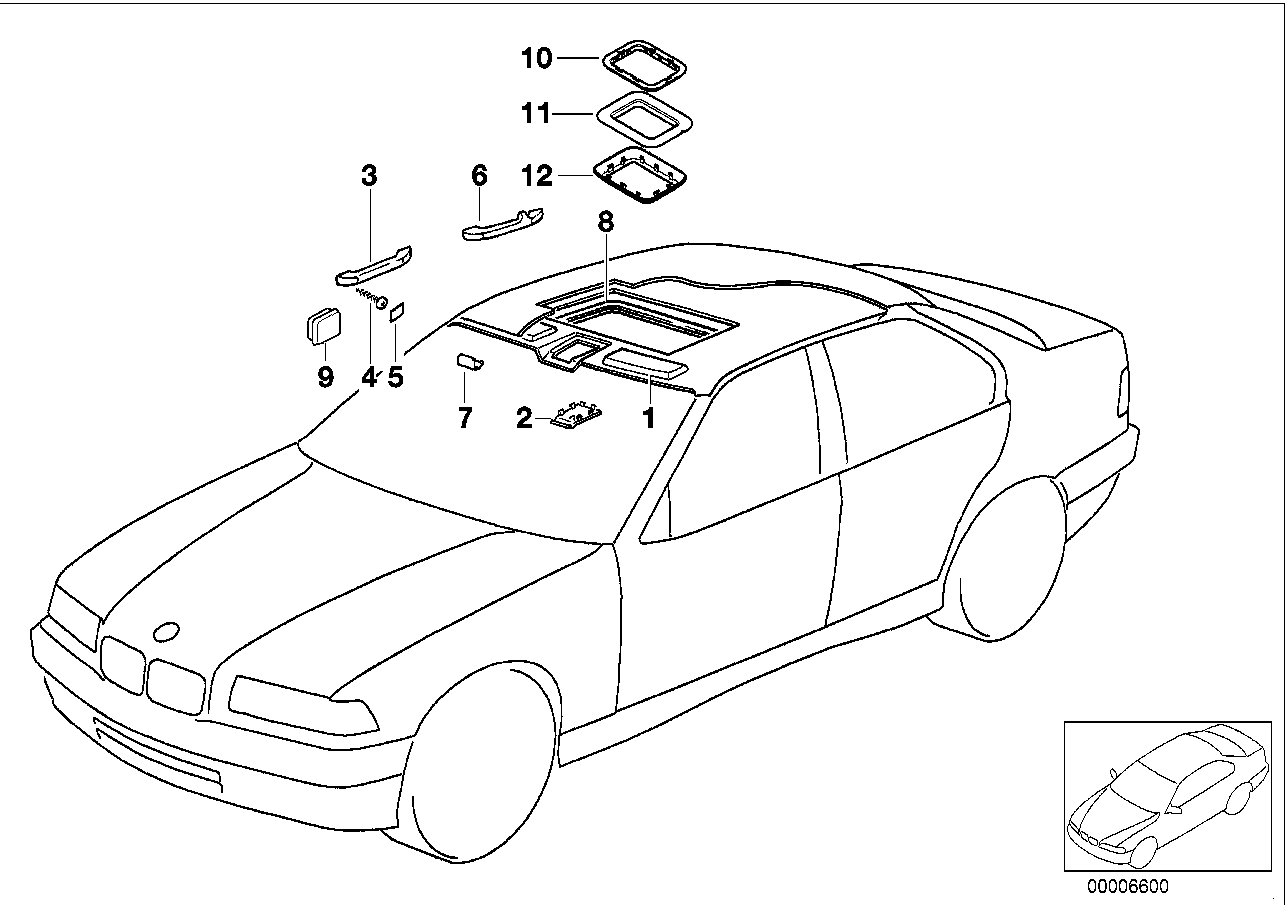 BMW 54128173540 Synthetic Strip