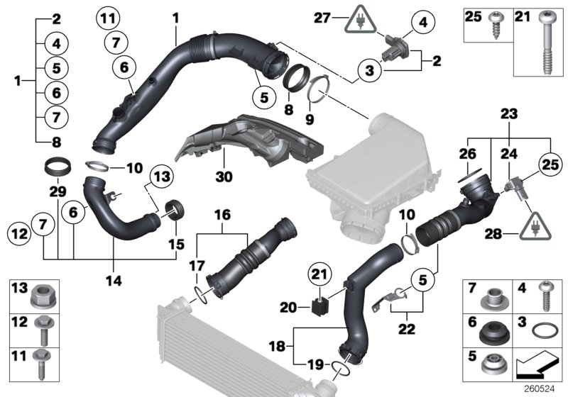 BMW 13717599289 Hose Clamp