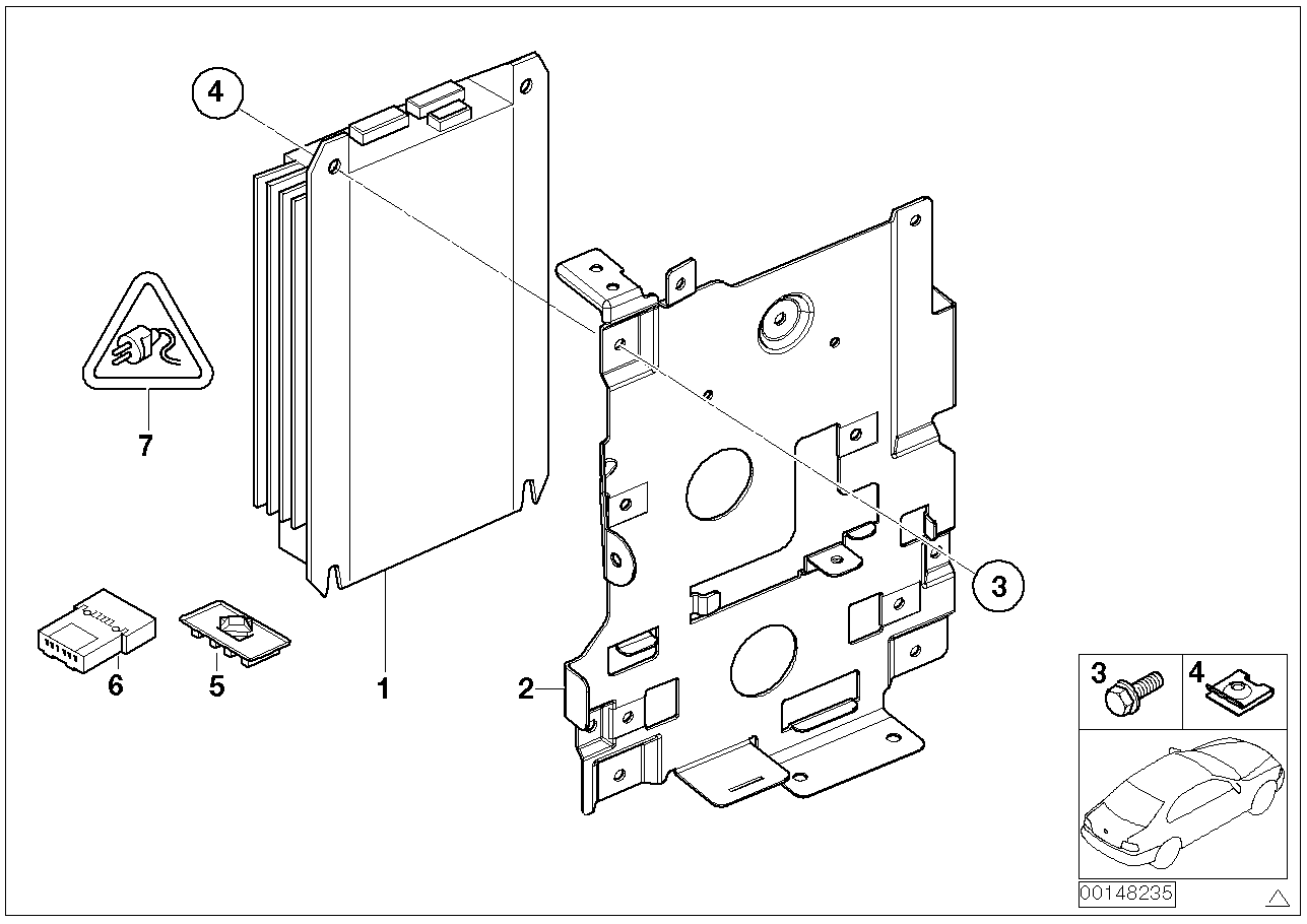 BMW 65106940978 Rc Filter Radio