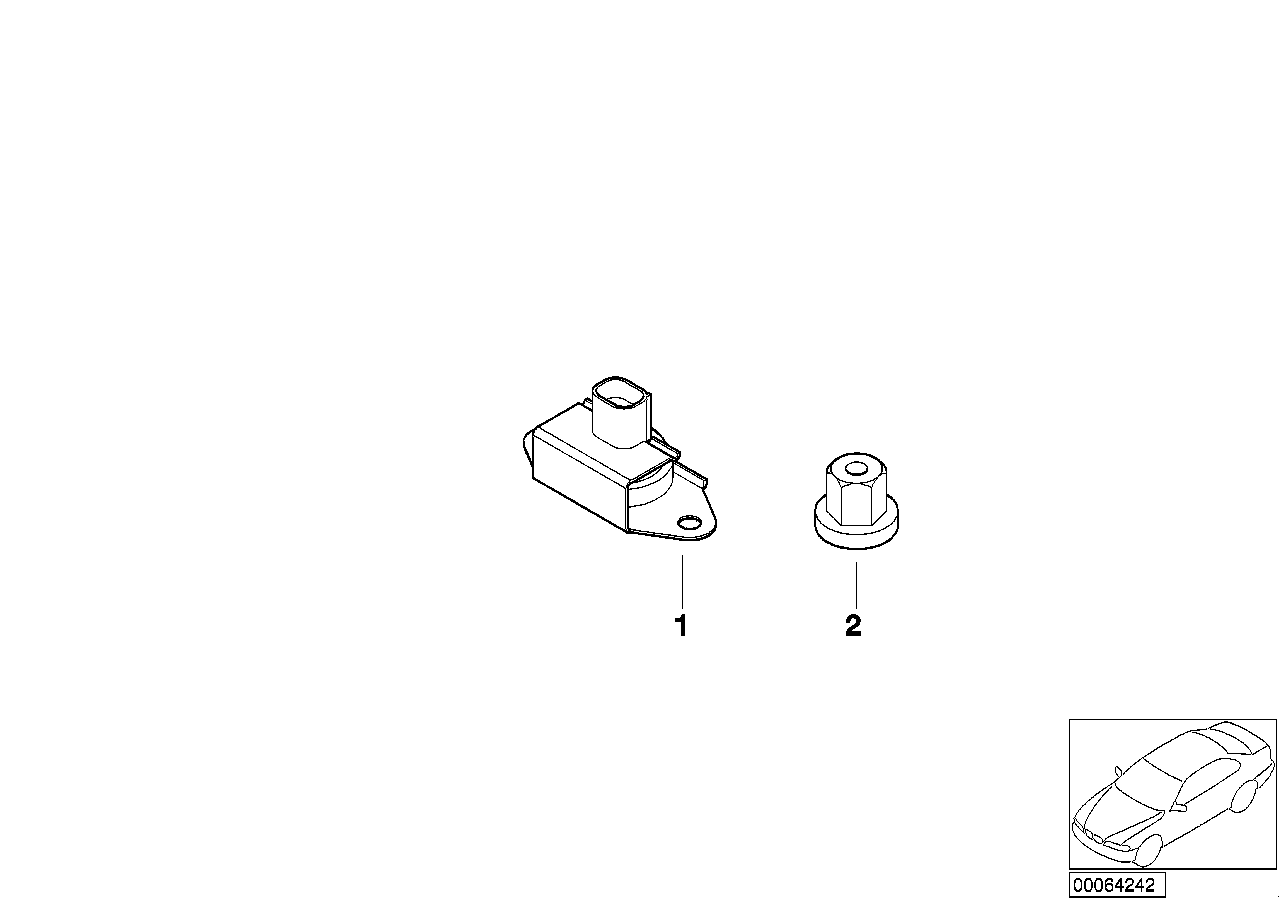 BMW 37141095326 Accelerating Sensor