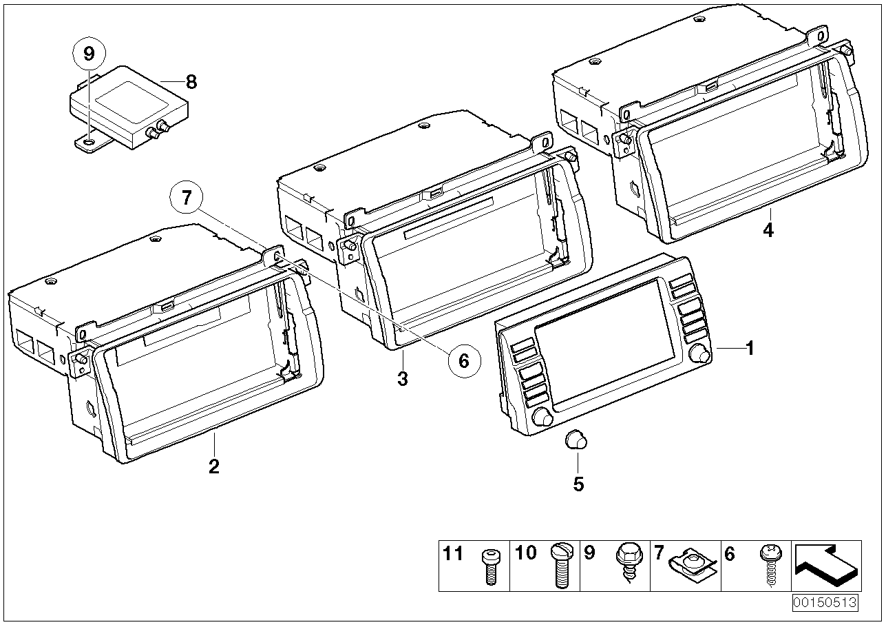 BMW 65526923874 Housing With Md Drive