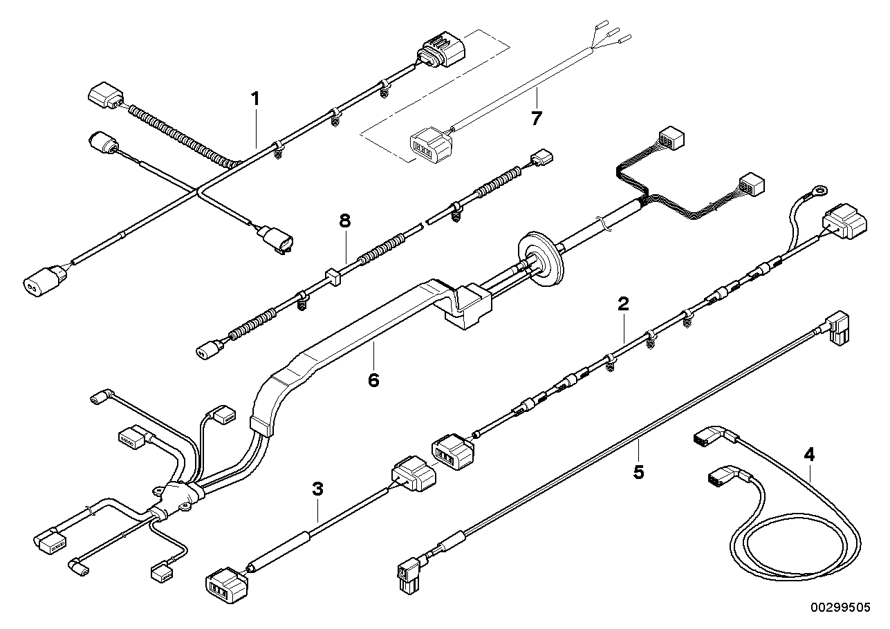 BMW 61129307433 Cableset,Active Front.Steering,Steeringgear