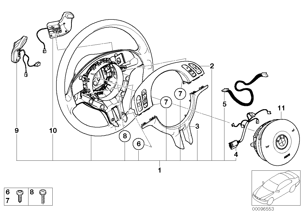 BMW 32346759915 Oval Head Screw