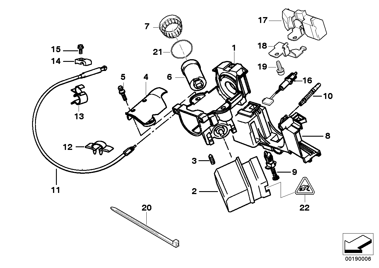 BMW 61136782253 Torx Screw