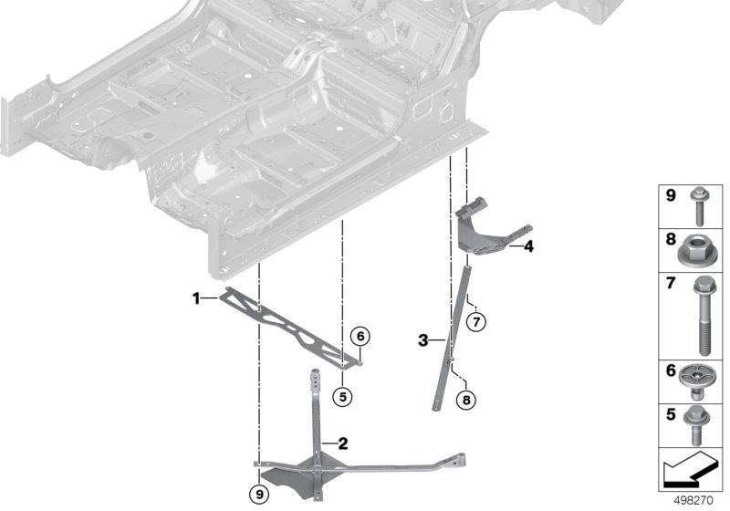 BMW 51617464372 MOUNTING BRACKET