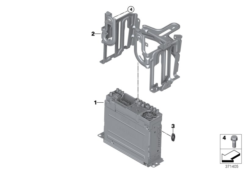 BMW 65126821141 Headunit Basic Media