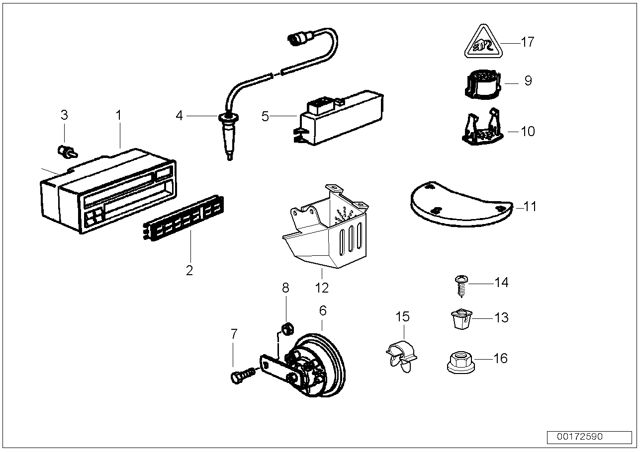 BMW 65818354172 Relay, On-Board Computer