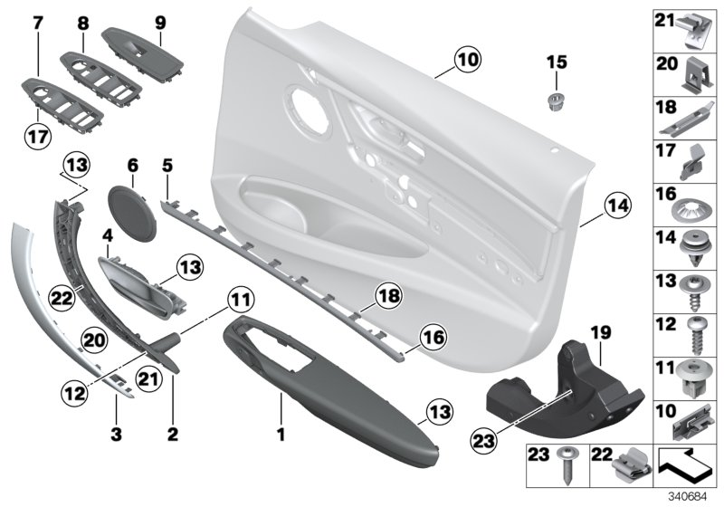 BMW 07147441715 Clip With Seal