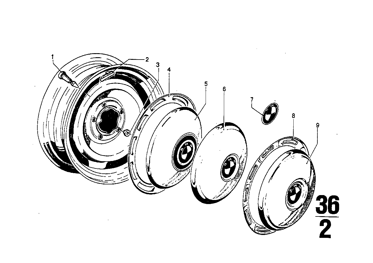 BMW 36131112790 Trim Ring