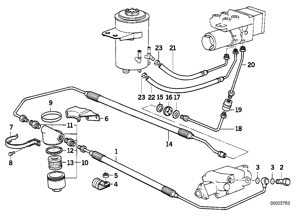 BMW 34511159872 Bracket Asc+T Filter