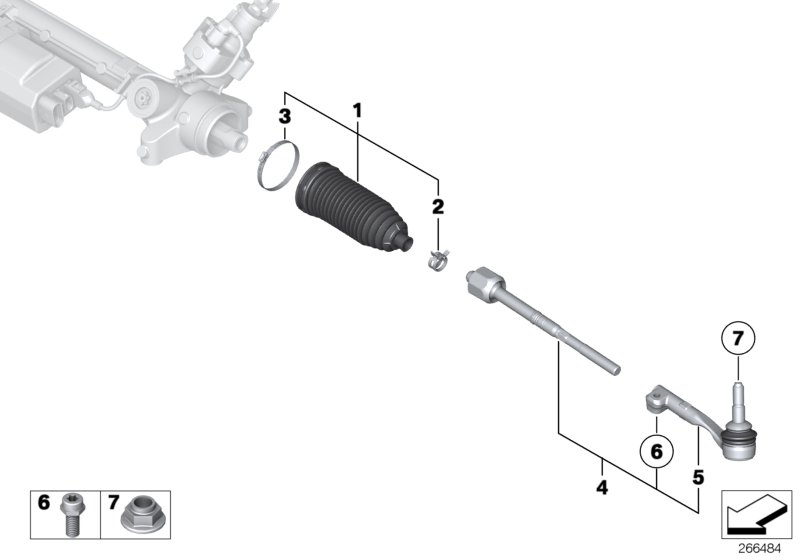 BMW 07129909501 HOSE CLAMP