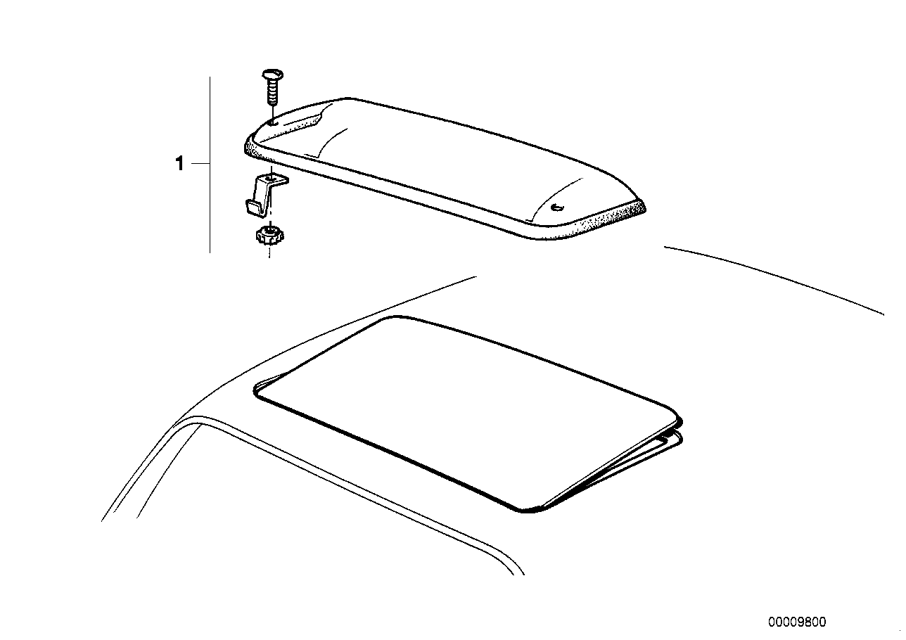 82110410227 BMW Deflector