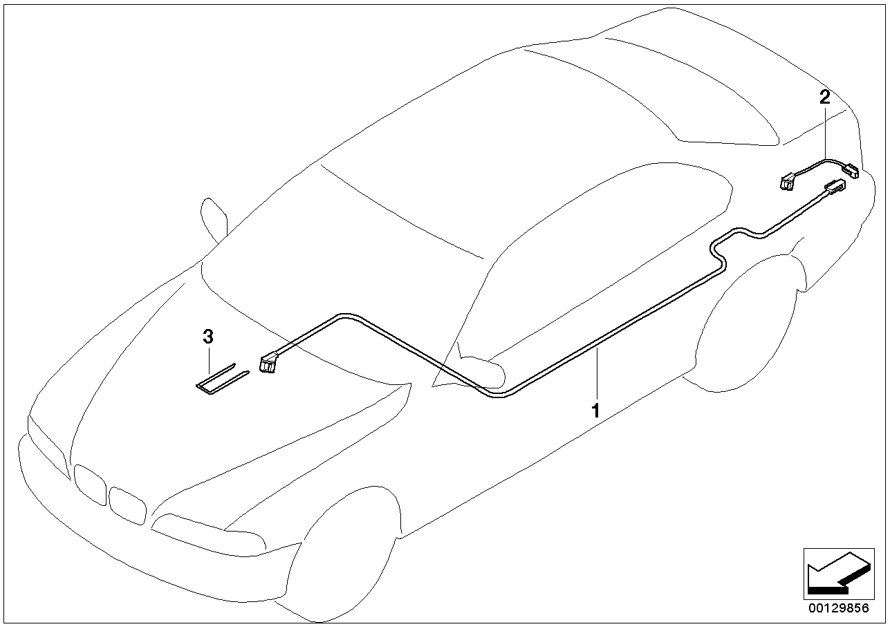 BMW 61128374683 Connection Cable Cd-Changer