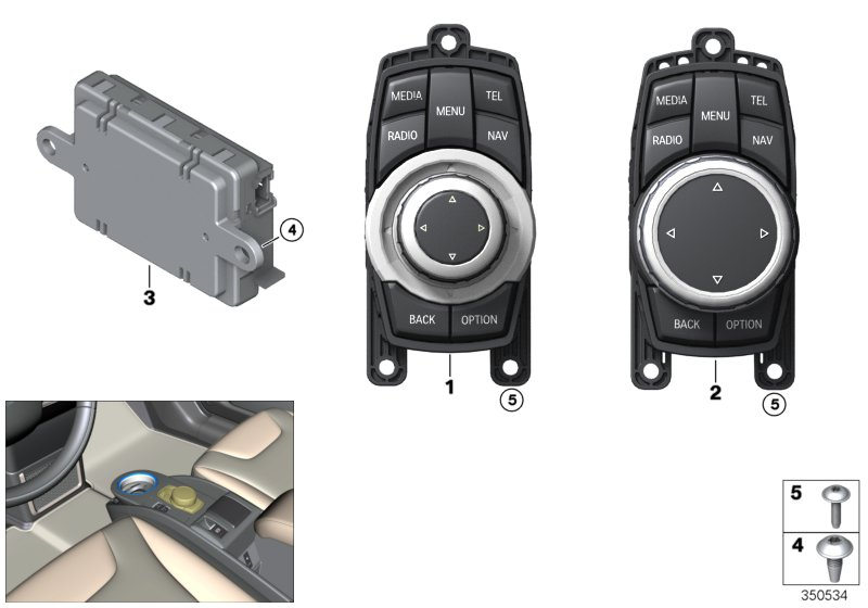 BMW 65826992828 Controller