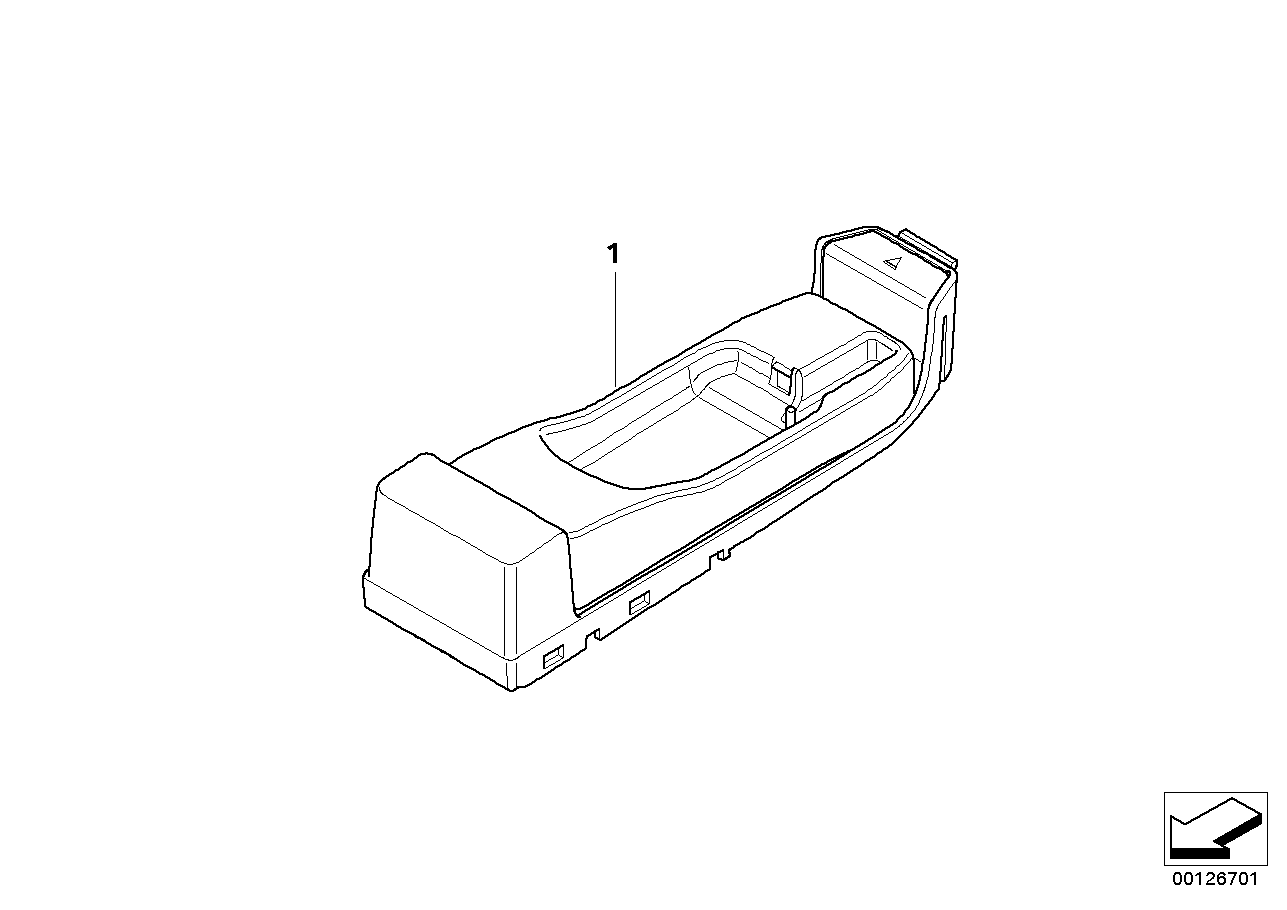 BMW 84116946635 Eject Box With Charging Facility