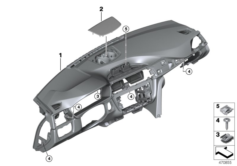 BMW 51459387468 Instrument Panel, Head-Up Display