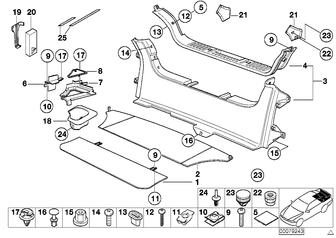BMW 51478411058 Holder For M Mobility System