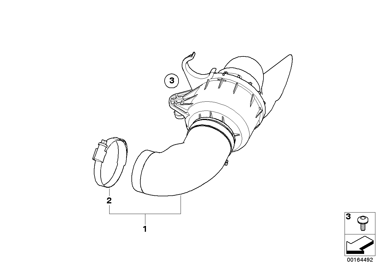 BMW 11617786526 Hose Clamp