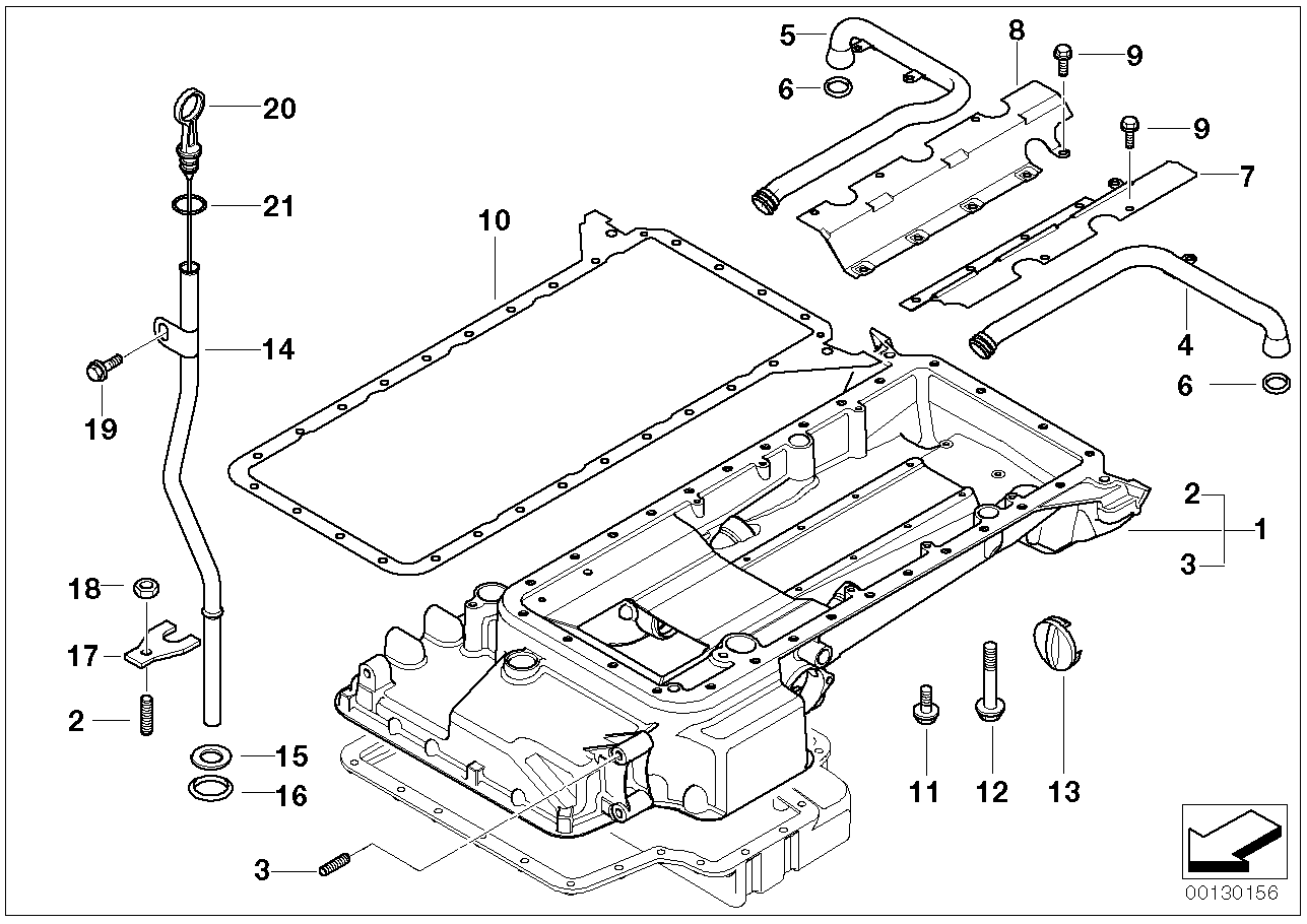 BMW 11131407531 Suction Pipe Right