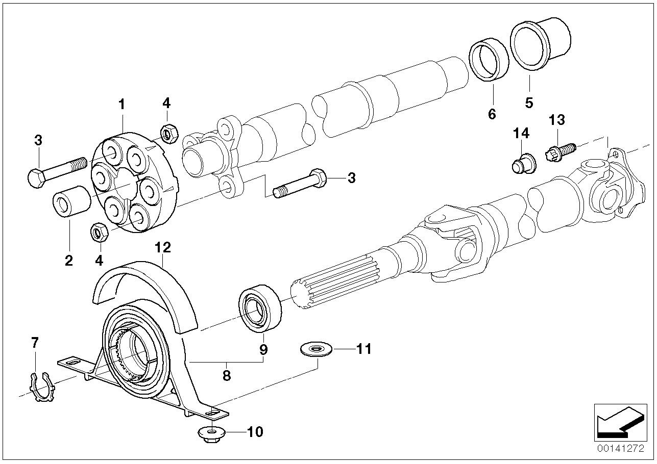 BMW 26121229539 Compensating Plate