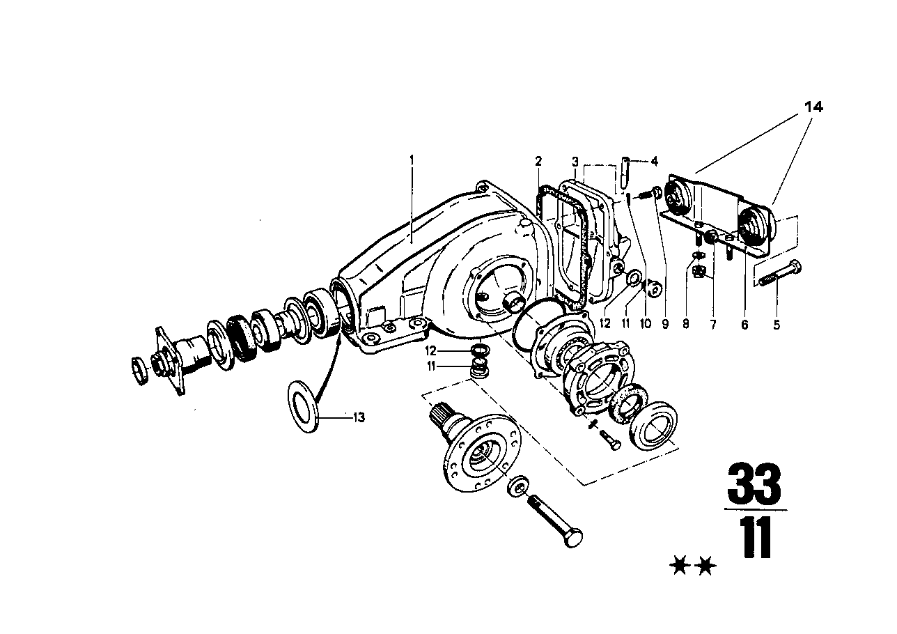 BMW 33173404100 Cross Member