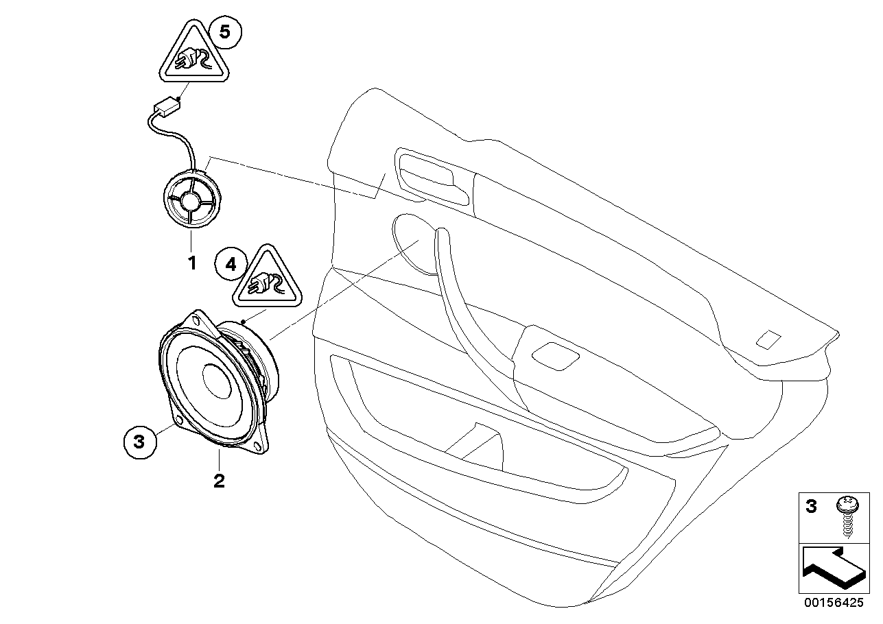 BMW 65137842194 Tweeter, Individual Audio