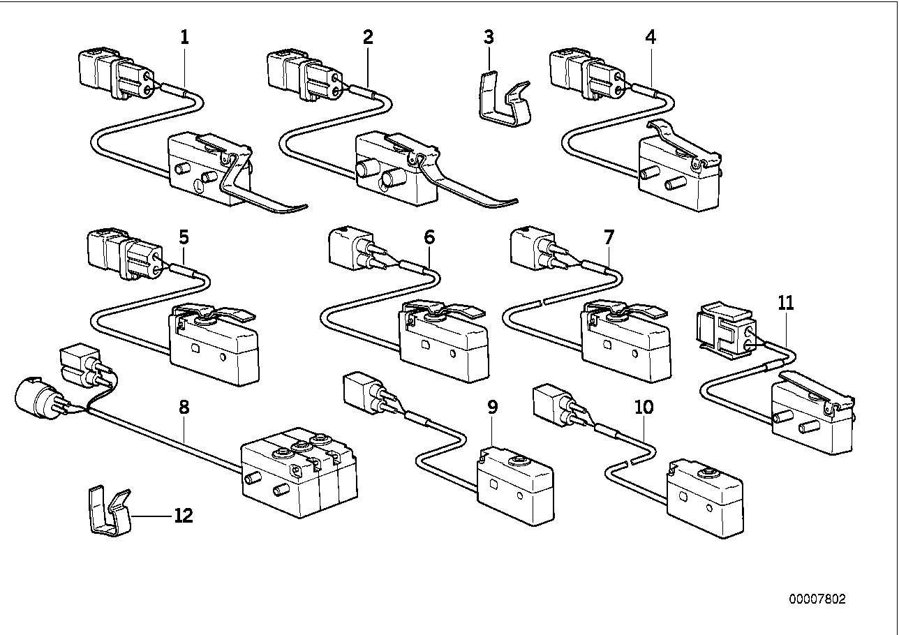 BMW 61311388924 Microswitch