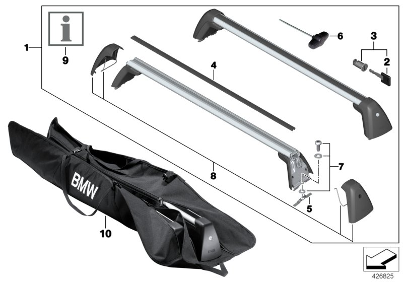 BMW 82790392010 Gutter Protector